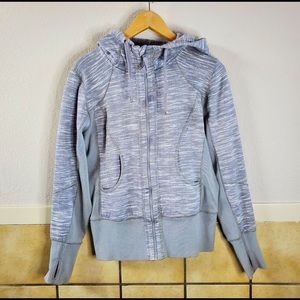 Zella heather grey full zip